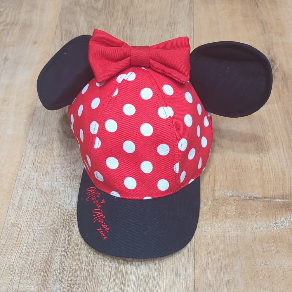 Disney Parks Mini Mouse Polka Dot Cap